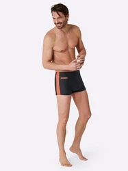 Witt Badehose Schwarz/Dunkelrot/Rot