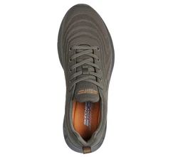 Skechers BOBS UNITY SLEEK REVIVE Sneaker Khaki/Grau/Braun/Dunkelgrün