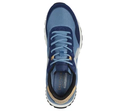 Skechers FURY LACE LOW Sneaker Hellblau/Blau