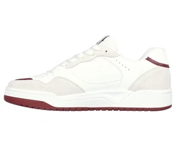 Skechers KOOPA VOLLEY LOW LIFESTYLE Sneaker Braun/Weiß/Dunkelrot/Rot