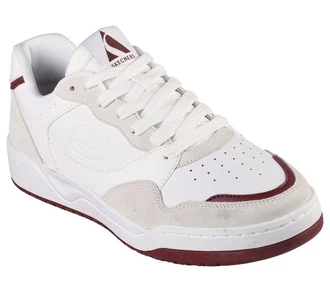 Skechers KOOPA VOLLEY LOW LIFESTYLE Sneaker Braun/Weiß/Dunkelrot/Rot