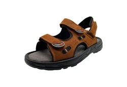 Yu&Luk Trekkingsandale mit Klettverschluss Orange/Braun/Beige