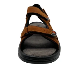 Yu&Luk Trekkingsandale mit Klettverschluss Orange/Braun/Beige