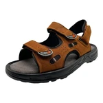 Yu&Luk Trekkingsandale mit Klettverschluss Orange/Braun/Beige