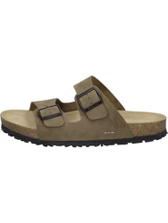 Josef Seibel Pantolette Josef 01 Beige/Khaki/Dunkelgrün/Braun
