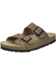 Josef Seibel Pantolette Josef 01 Beige/Khaki/Dunkelgrün/Braun