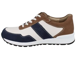 Finn Comfort Sneaker Prezzo Schnürschuh Blau/Beige/Creme/Dunkelblau/Weiß/Hellblau