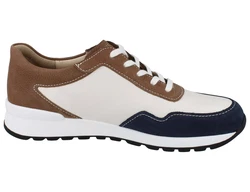 Finn Comfort Sneaker Prezzo Schnürschuh Blau/Beige/Creme/Dunkelblau/Weiß/Hellblau
