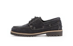 Pius Gabor Slipper Schwarz/Dunkelblau