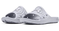 Under Armour UA Locker IV SL Sandale Grau/Hellgrau/Weiß
