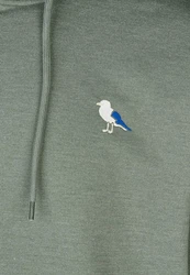 Cleptomanicx Kapuzensweatshirt Hooded Embro Gull 2 grn