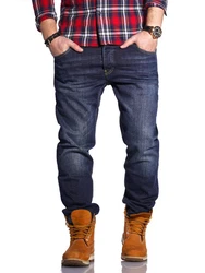 Rello & Reese Straight-Jeans Nick Hellblau/Dunkelblau