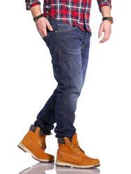 Rello & Reese Straight-Jeans Nick Hellblau/Dunkelblau