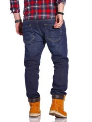 Rello & Reese Straight-Jeans Nick Hellblau/Dunkelblau