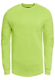 Sweatshirt mit geripptem rmeldesign
