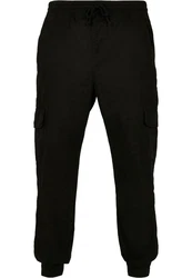 URBAN CLASSICS Cargohose Herren Military Jogg Pants Khaki/Dunkelblau/Schwarz