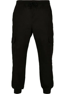 URBAN CLASSICS Cargohose Herren Military Jogg Pants Khaki/Dunkelblau/Schwarz
