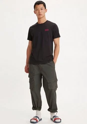 LEVI'S T-Shirt '2 Pack Crewneck Graphic' Dunkelblau/Lila/Blau