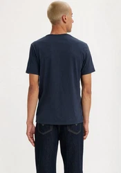 LEVI'S T-Shirt '2 Pack Crewneck Graphic' Dunkelblau/Lila/Blau