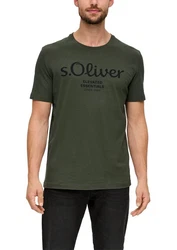 s.Oliver Herren T-Shirt 2139909 Dunkelgrün