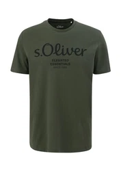 s.Oliver Herren T-Shirt 2139909 Dunkelgrün