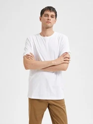 SELECTED HOMME T-Shirt SLHAspen weiß