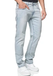 Indicode Regular-fit Jeans Tony Hellblau