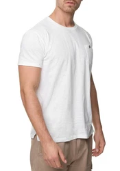 Indicode Rundhalsshirt INGiuse Weiß/Creme/Rot