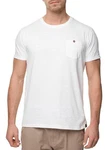Indicode Rundhalsshirt INGiuse Weiß/Creme/Rot