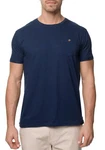 Indicode Rundhalsshirt INGiuse Dunkelblau/Blau