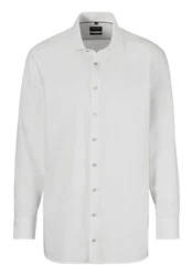 OLYMP Langarmhemd Luxor modern fit Grau/Weiß/Creme