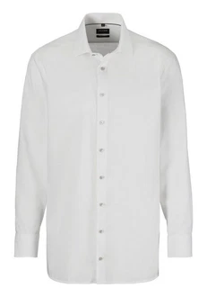 OLYMP Langarmhemd Luxor modern fit Grau/Weiß/Creme OLYMP Langarmhemd Luxor modern fit Grau/Weiß/Creme