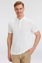 OLYMP Poloshirt Casual Weiß/Creme