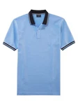 OLYMP Poloshirt Casual Blau/Hellblau