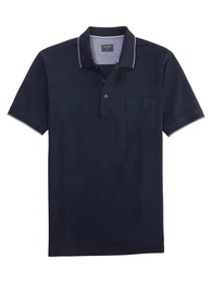 Poloshirt Casual mit Kontrastkanten