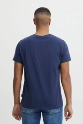 BLEND T-Shirt 'Dinton' Dunkelblau/Blau/Hellblau