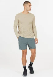 Virtus Langarmshirt Roger Silver Funktion Khaki