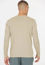 Virtus Langarmshirt Roger Silver Funktion Khaki