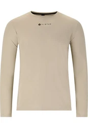 Virtus Langarmshirt Roger Silver Funktion Khaki