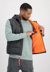 Alpha Industries Blouson Men Hooded Puffer Vest FD Hellgrau/Dunkelgrau/Schwarz/Dunkelgrün/Grün