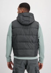 Alpha Industries Blouson Men Hooded Puffer Vest FD Hellgrau/Dunkelgrau/Schwarz/Dunkelgrün/Grün