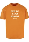 Merchcode T-Shirt Hope 2 Heavy Oversized Tee Orange/Gelb