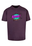 Merchcode Herren BOOM Comic Tee Lila/Dunkelrot Merchcode Herren BOOM Comic Tee Lila/Dunkelrot