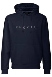 bugatti Sweatshirt mit Print Dunkelblau