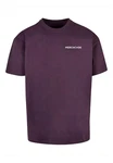Merchcode T-Shirt Break The Rules Heavy Oversize Tee Dunkelrot/Lila Merchcode T-Shirt Break The Rules Heavy Oversize Tee Dunkelrot/Lila