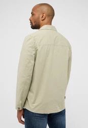 Eterna Langarmhemd MODERN FIT EASY IRON Khaki/Hellgrün/Beige