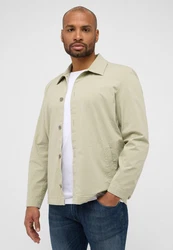 Eterna Langarmhemd MODERN FIT EASY IRON Khaki/Hellgrün/Beige