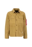 Alpha Industries Hemdjacke Men Overshirt Braun/Khaki/Beige