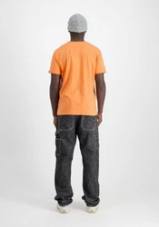 Alpha Industries T-Shirt Flying Buzz Small Logo Orange