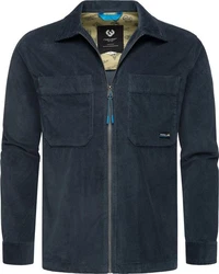 Ragwear Langarmhemd Cordy Dunkelblau/Hellblau/Blau
